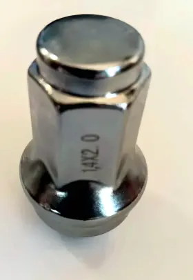Fd28850chx12 Bdfhyk Wheel Lug Nuts M14x2.0x55mm New Chrome