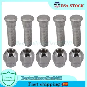 Bestsellingseller2020 606278587535 5x Wheel Hub Bolt Stud And Nut Set For Subaru 2005-2019 Impreza 2007-2019 Wrx Sti