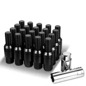 Lgnt-034 Bezt 20pcs Black Aluminum M14x1.5 23mm Od/ 76mm Hieght Closed End Lug Nuts Cap
