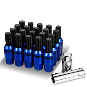 Lgnt-035 Bezt 20pcs Blue Aluminum M14x1.5 23mm Od/ 76mm Hieght Closed End Lug Nuts Cap