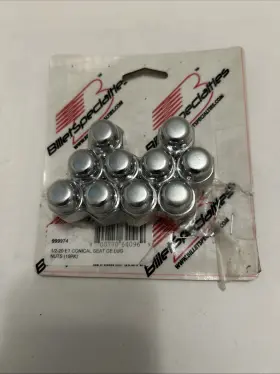 999974 Billet Specialties 1/2-20 Et Conical Seat Ce Lug Nuts - 10 Car