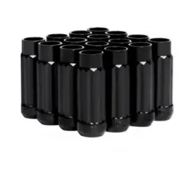 Blobxac-00141-bk Blox Racing 12-sided P17 Tuner Lug Nuts 12x1.5 - Black Steel Set Of 16