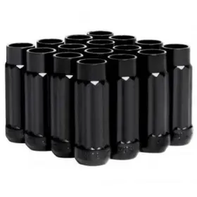 Bxac-00144-bk Blox Racing Cone Seat 12 Sided P17 Tuner Lug Nuts Black For Chevy Geo Infiniti