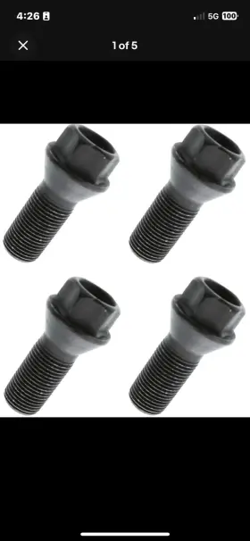 36136990324 Bmw 4 Genuine Lug Bolt Studs Oem