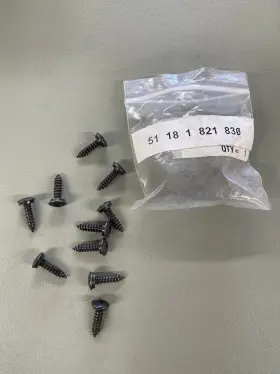 51181821830 Bmw Genuine Ten Cross-head Self Tapping Bolts/screws