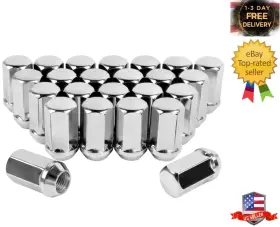 M14x1.5 Branded Sk-n010 Set Of 24 Lug Nuts Compatible With Silverado Tahoe Suburban Sur