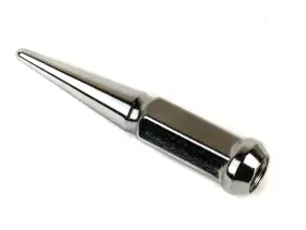 Wln-sp12125-20 Bwa 2 Pcs 12x1.25 Spike Chrome Solid Steel Lug Nuts 4.5 Inches Tall