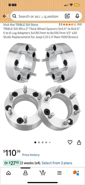 Wsa4-6500b-6550-1215-781 Bwa 4 Pc 1.25 Inch Wheel Spacer Adapters 6x5 To 6x5.5 Cb 78.1mm Stud 12x1.5