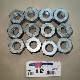 M-124 Bwp Lug Wheel Budd Nut 3/4-16 Rh 12pcs
