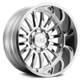 9110-22170p Cali Offroad 9110 Summit Wheel 22x10 8x170 125.2 Silver Single Rim