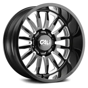 9110-24470bm Cali Offroad 9110 Summit Wheel 24x14 -76 8x170 125.2 Black Single Rim