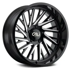 9114-2283bm Cali Offroad 9114 Purge Wheel 20x12 -51 6x139.7 106 Black Single Rim