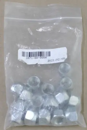 1071-00-0009 Camso Lug Nut 39 -hex M12-1.5 Taper 8 Yzn Lot Of 16