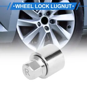 Carpopart 641832527428 Type R Wheel Lock Lugnut Antitheft Screw Nut Removal Key Socket For Skoda Vw