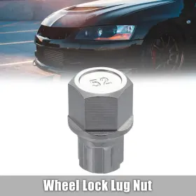 Carpopart 746453039524 Car Wheel Lock Lug Nut Anti Theft For Jetta Passat Golf 7 Teeth