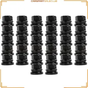 M14x1.5 Carspartsaleclub 9989357 32 Pcs Thread Black Wheel Lug Nuts For Ford F-250 Super Duty 2003-2019