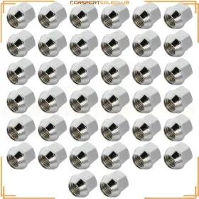 9989366 Carspartsaleclub 32 Pcs Thread Size 9/16-18 Cone Seat Wheel Lug Nuts For 1975-1997 Ford F-350