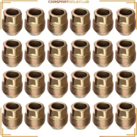 M14x1.5 Carspartsaleclub 9989762 24 Pcs 1.04 Open End Lugs Nuts For Cadillac Escalade Chevrolet Tahoe