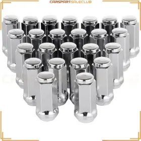 9989766 Carspartsaleclub 24 Pcs Acorn Lug Nuts 14x1.5 For Cadillac Escalade Chevrolet Silverado 1500