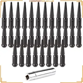 9989774 Carspartsaleclub 32 X 14 1.5mm Lug Nuts 1 Key For Ram Ford F-150 Gmc Yukon