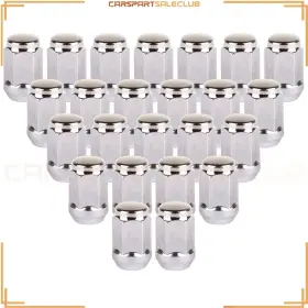 9989778 Carspartsaleclub 24 Pcs 7/16-20 Conical 60 Degree Wheel Lug Nuts For Chevrolet K10