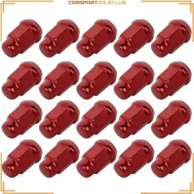9989961 Carspartsaleclub 20 Pcs Red 14x1.5mm 60 Degree Wheel Nuts For 2007-2012 Acura Mdx