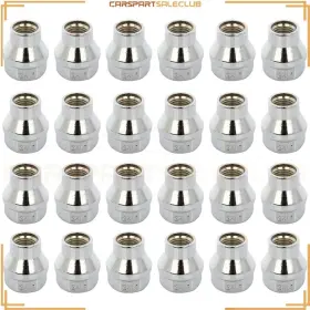 9992491 Carspartsaleclub 24 Pcs Chrome 12x1.5 Et Acorn Wheel Lug Nuts For Toyota 4runner 1984-2015