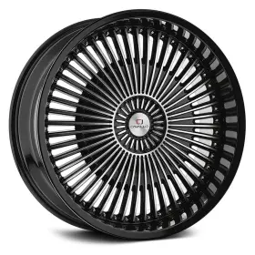Clv-41208551143120 Cavallo 35bm Clv-41 Wheel 20x8.5 35 5x120.65 74.1 Black Single Rim