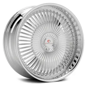 Clv-41228551143120 Cavallo 38nc Clv-41 Wheel 22x8.5 38 5x120.65 74.1 Chrome Single Rim