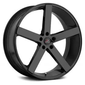 Clv-5188051143 Cavallo 35gb Clv-5 Wheels 18x8 35 5x114.3 74.1 Black Rims Set Of 4