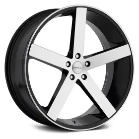 Clv-5229051143 Cavallo 35bm Clv-5 Wheel 22x9 35 5x114.3 74.1 Black Single Rim