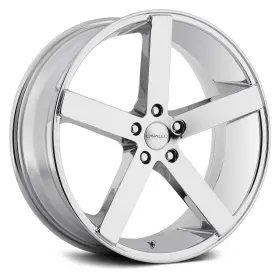 Clv-522905115 Cavallo 18nc Clv-5 Wheels 22x9 18 5x114.3 74.1 Chrome Rims Set Of 4