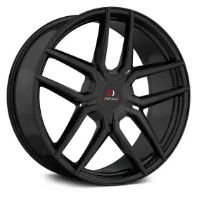 Clv-55208551121143 Cavallo 35gb Clv-55 Wheels 20x8.5 35 5x114.3 74.1 Black Rims Set Of 4