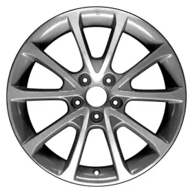 Alyad056u30 Cci For Acura Tlx 15-17 Alloy Factory Wheel 5 V-spoke Machined And Charcoal 18x7.5