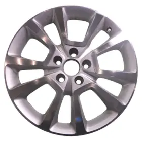 Alyck096u91u1 Cci For Jeep Patriot 14-15 Alloy Factory Wheel 5 V-spoke Polished Charcoal 18x7