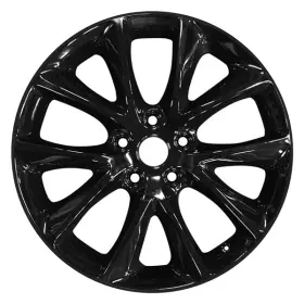 Alycl083u45n Cci For Dodge Durango 14-17 5 V-spoke Black 20x8 Alloy Factory Wheel Replica