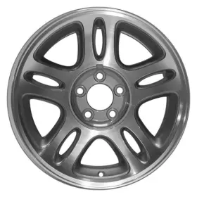 Alyfb019a35 Cci For Ford Mustang 96-98 Alloy Factory Wheel Double 5-spoke Gray 17x8