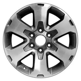 Alyfi061u35 Cci For Ford F-150 10-14 Alloy Factory Wheel 6 I-spoke Gray W Machined Face 18x7.5