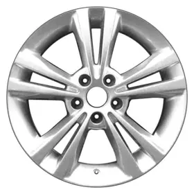 Alyfl097u10 Cci For Lincoln Mks 09-12 Alloy Factory Wheel Double 5-spoke Silver W Machined