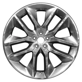 Alyfm078u90 Cci For Ford Edge 15-18 Alloy Factory Wheel 5 Y-spoke Polished And Silver 20x8.5
