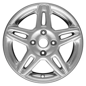 Alyfn079u20 Cci For Ford Fiesta 17-18 Alloy Factory Wheel Double 5-spoke Silver 15x6
