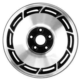 Alyge022r46 Cci For Chevy Corvette 84-87 Alloy Factory Wheel 10-slot Machined Black 16x8.5