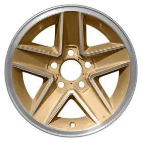 Alyge046u55 Cci For Chevy Camaro 87-92 Alloy Factory Wheel 5-spoke Gold W Machined Face 15x7