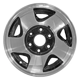 Alygf013u45u1 Cci For Chevy Tahoe 95-00 Alloy Factory Wheel 5 Spiral-spoke Black 16x7
