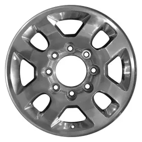 Alygi010u80u1 Cci For Chevy Silverado 2500 Hd 11-17 Alloy Factory Wheel 4 V-spoke Polished 18x8