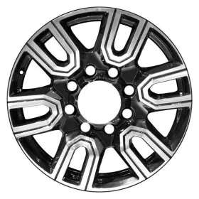 Alygu011u10 Cci For Gmc Sierra 2500 Hd 20 Alloy Factory Wheel 6 Double-spoke Machined Sparkle