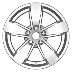 Alygx040u20 Cci 5-spoke Silver 17x8 Alloy Factory Wheel Remanufactured