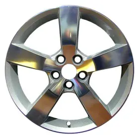 Alygx052u80u1 Cci For Pontiac G6 06-09 Alloy Factory Wheel 5-spoke Polished W Silver Vent Hand
