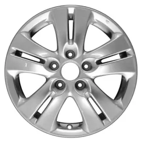 Alyhr047u15 Cci For Honda Accord 08-12 Alloy Factory Wheel Double 5-spoke Bluish Silver Metallic
