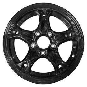 Alyhv022u45 Cci For Hyundai Ioniq 17-18 5-spoke Black 15x6 Alloy Factory Wheel Remanufactured